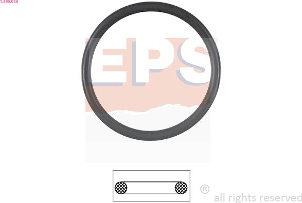 EPS 1.890.538 - Прокладка, термостат autozip.com.ua