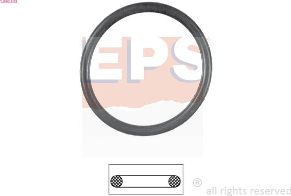 EPS 1.890.533 - Прокладка, термостат autozip.com.ua
