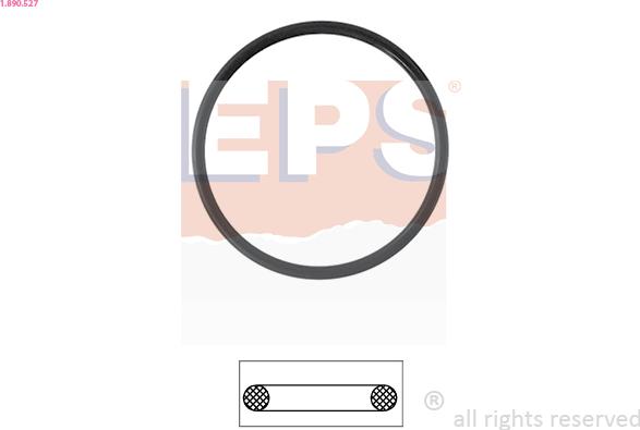 EPS 1.890.527 - Прокладка, термостат autozip.com.ua