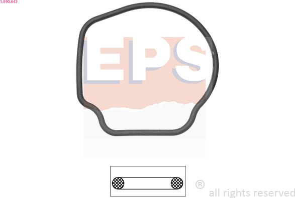 EPS 1.890.643 - Прокладка, термостат autozip.com.ua