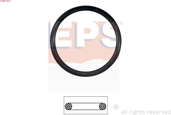 EPS 1.890.753 - Прокладка, термостат autozip.com.ua
