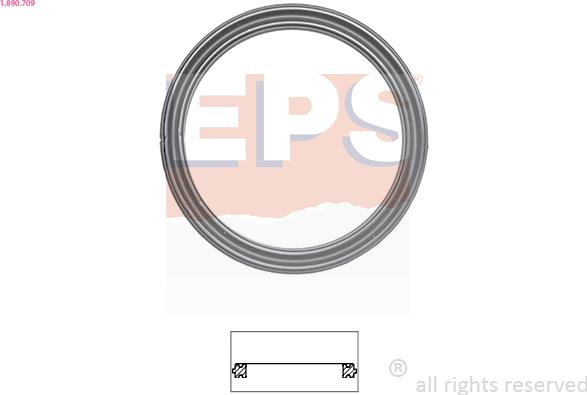 EPS 1.890.709 - Прокладка, термостат autozip.com.ua