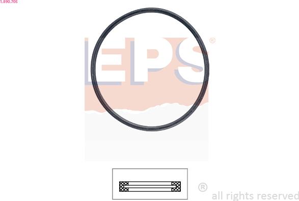 EPS 1.890.705 - Прокладка, термостат autozip.com.ua