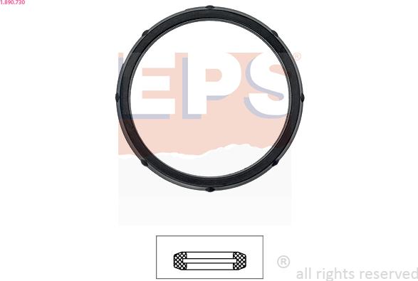 EPS 1.890.730 - Прокладка, термостат autozip.com.ua
