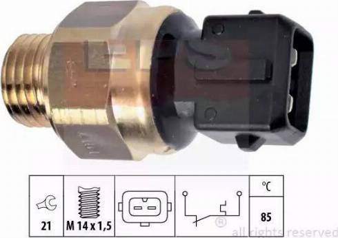 EPS 1.840.101 - Датчик, температура охолоджуючої рідини autozip.com.ua