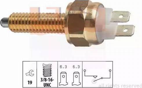 EPS 1.860.113 - Датчик, контактний перемикач, фара заднього ходу autozip.com.ua