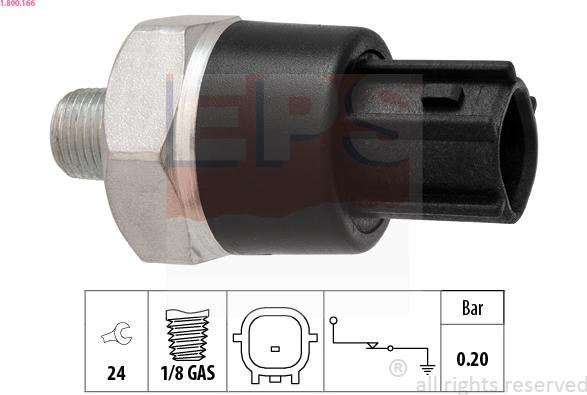 EPS 1.800.166 - Датчики тиску масла Nissan Note-Murano-Renault Master 08- autozip.com.ua