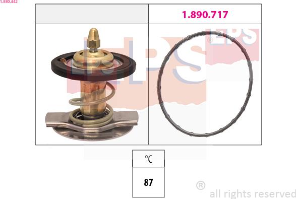EPS 1.880.442 - Термостат, охолоджуюча рідина autozip.com.ua