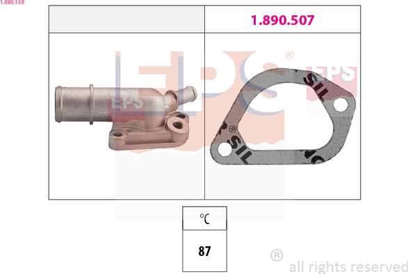 EPS 1.880.159 - Термостат, охолоджуюча рідина autozip.com.ua