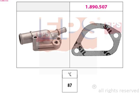 EPS 1.880.155 - Термостат, охолоджуюча рідина autozip.com.ua