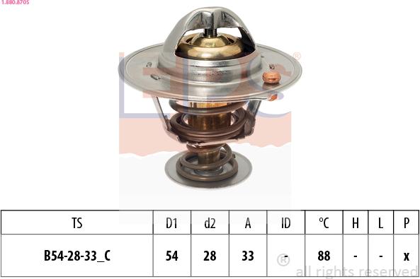 EPS 1.880.870S - Термостат, охолоджуюча рідина autozip.com.ua