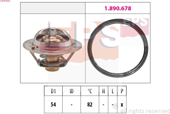 EPS 1.879.923 - Термостат, охолоджуюча рідина autozip.com.ua