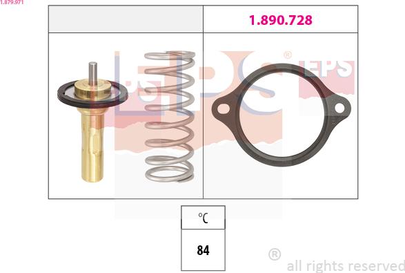 EPS 1.879.971 - Термостат, охолоджуюча рідина autozip.com.ua