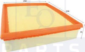 Equal Quality FA3272 - Повітряний фільтр autozip.com.ua