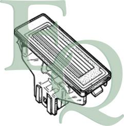 Equal Quality FT0050 - Ліхтар освітлення номерного знака autozip.com.ua