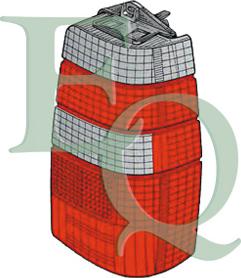 Equal Quality GP0628 - Задній ліхтар autozip.com.ua