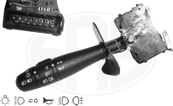 ERA 440211 - Выключатель на колонке рулевого управления левый RENAULT KANGOO. MEGANE пр-во ERA autozip.com.ua