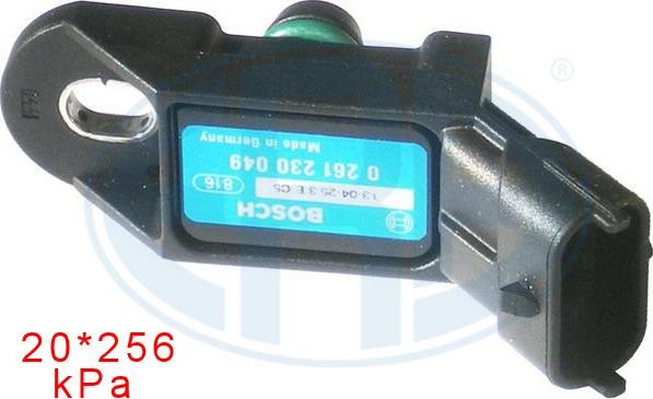 ERA 550758 - Датчик, тиск у впускний трубі autozip.com.ua