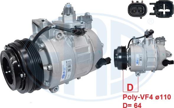 ERA 670197 - Компресор, кондиціонер autozip.com.ua