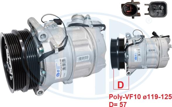 ERA 670200 - Компресор, кондиціонер autozip.com.ua
