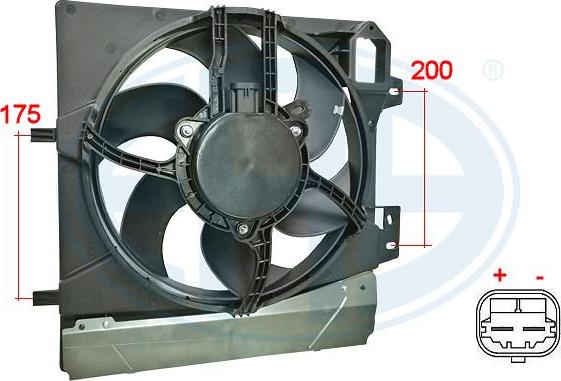 ERA 352057 - Вентилятор, охолодження двигуна autozip.com.ua