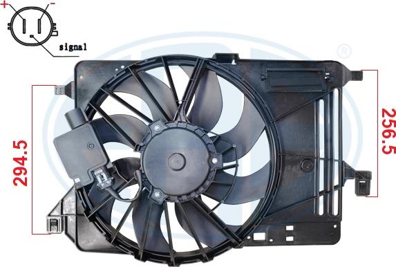 ERA 352139 - Вентилятор, охолодження двигуна autozip.com.ua