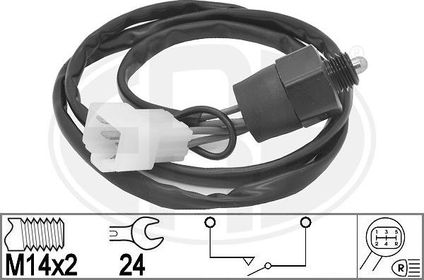 ERA 330933 - Датчик, контактний перемикач, фара заднього ходу autozip.com.ua