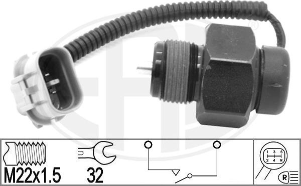 ERA 330932 - Датчик, контактний перемикач, фара заднього ходу autozip.com.ua