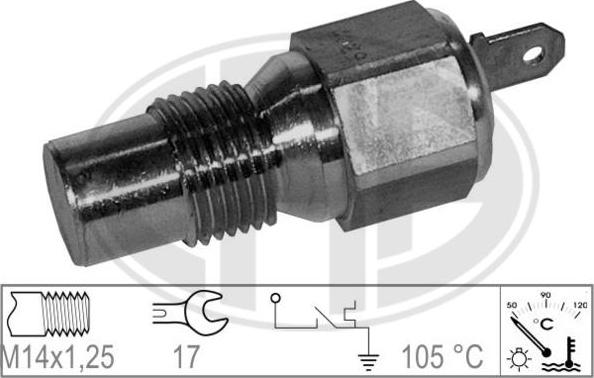 ERA 330527 - Датчик, температура охолоджуючої рідини autozip.com.ua