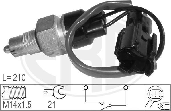 ERA 330570 - Датчик, контактний перемикач, фара заднього ходу autozip.com.ua