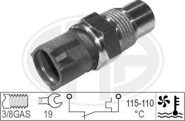 ERA 330667 - Термовимикач, вентилятор радіатора / кондиціонера autozip.com.ua