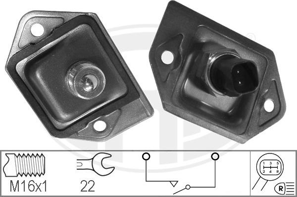 ERA 330625 - Датчик, контактний перемикач, фара заднього ходу autozip.com.ua