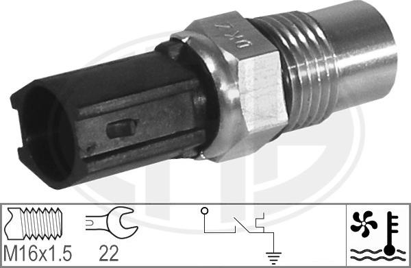 ERA 330620 - Термовимикач, вентилятор радіатора / кондиціонера autozip.com.ua