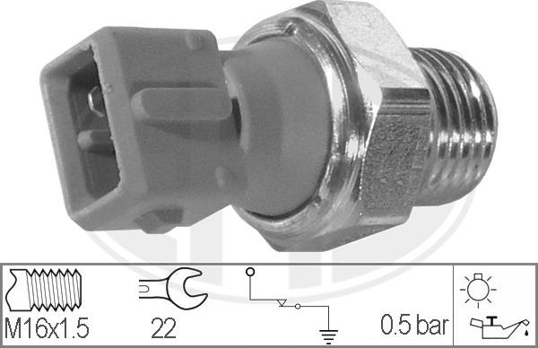 ERA 330023 - Датчик, тиск масла autozip.com.ua