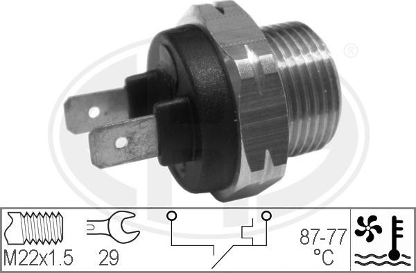 ERA 330167 - Термовимикач, вентилятор радіатора / кондиціонера autozip.com.ua