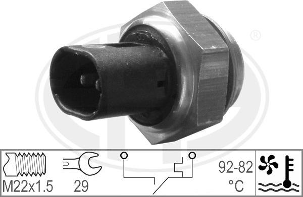 ERA 330181 - Термовимикач, вентилятор радіатора / кондиціонера autozip.com.ua