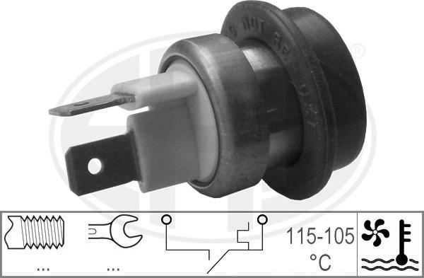 ERA 330187 - Термовимикач, вентилятор радіатора / кондиціонера autozip.com.ua