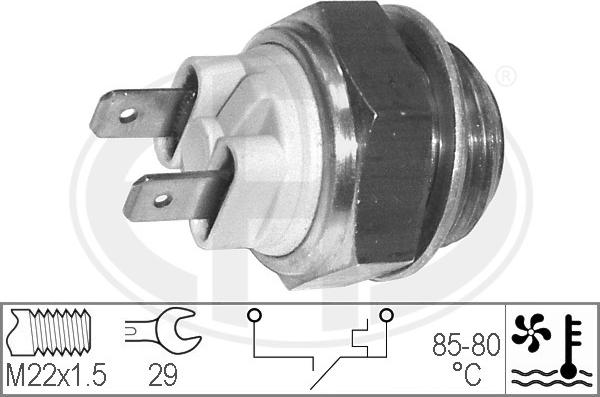 ERA 330171 - Термовимикач, вентилятор радіатора / кондиціонера autozip.com.ua