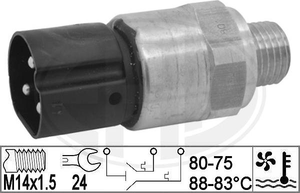 ERA 330842 - Термовимикач, вентилятор радіатора / кондиціонера autozip.com.ua