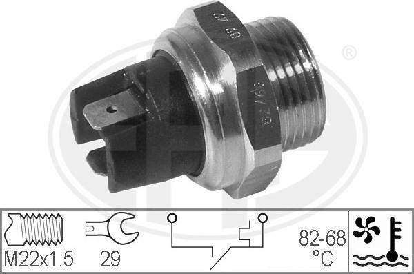 ERA 330266 - Термовимикач, вентилятор радіатора / кондиціонера autozip.com.ua