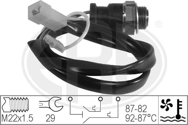 ERA 330202 - Термовимикач, вентилятор радіатора / кондиціонера autozip.com.ua