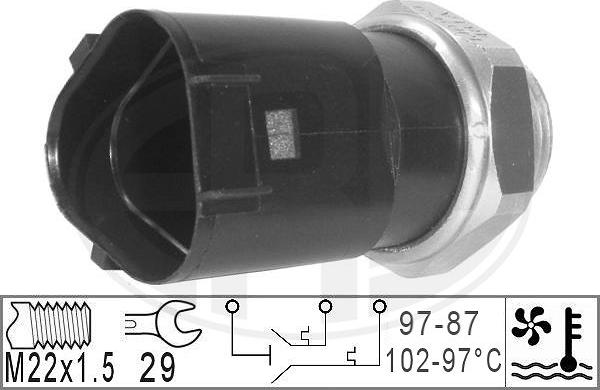 ERA 330230 - Термовимикач, вентилятор радіатора / кондиціонера autozip.com.ua