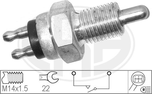 ERA 330232 - Датчик, контактний перемикач, фара заднього ходу autozip.com.ua