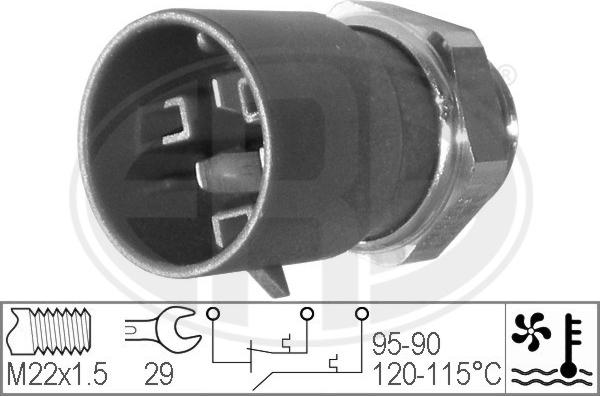 ERA 330223 - Термовимикач, вентилятор радіатора / кондиціонера autozip.com.ua