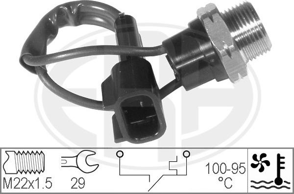 ERA 330276 - Термовимикач, вентилятор радіатора / кондиціонера autozip.com.ua