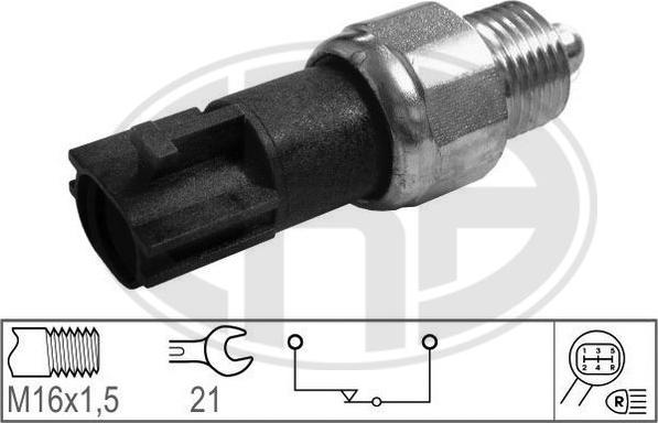 ERA 330747 - Датчик, контактний перемикач, фара заднього ходу autozip.com.ua