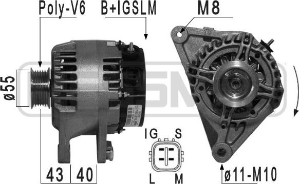 ERA 210980 - Генератор autozip.com.ua