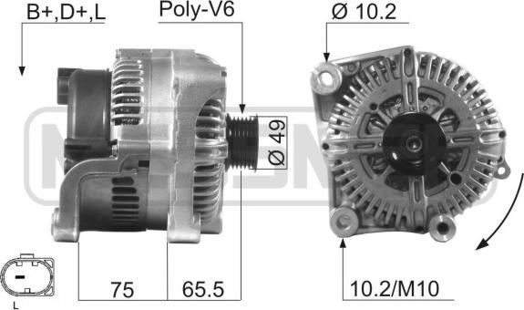 ERA 210505A - Генератор autozip.com.ua