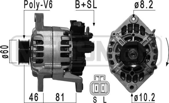 ERA 210046R - Генератор autozip.com.ua