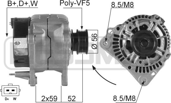 ERA 210047R - Генератор autozip.com.ua